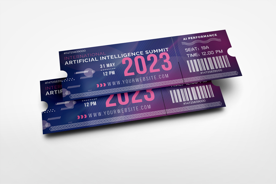 Event Ticket Mockup