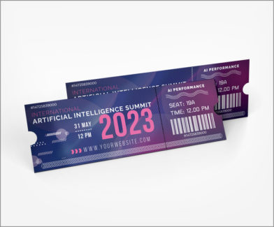 Event Ticket Mockup
